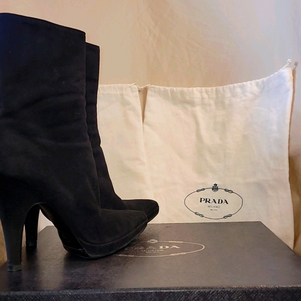 Prada Suede Boots - Picture 8 of 8